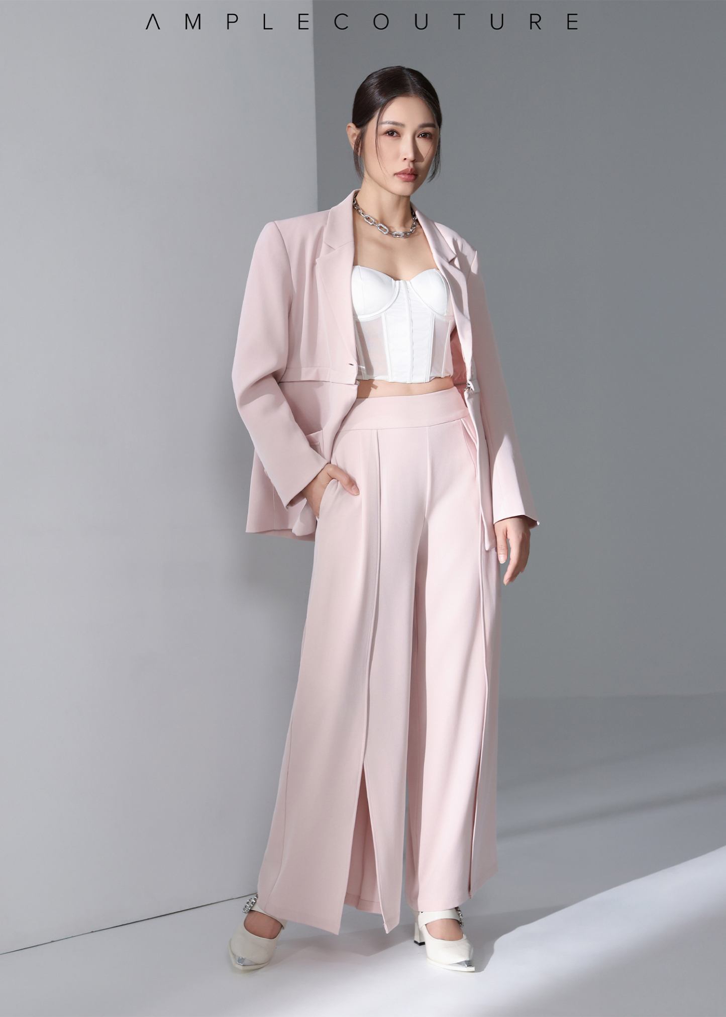 High Waist With Split Long Panta ACX08