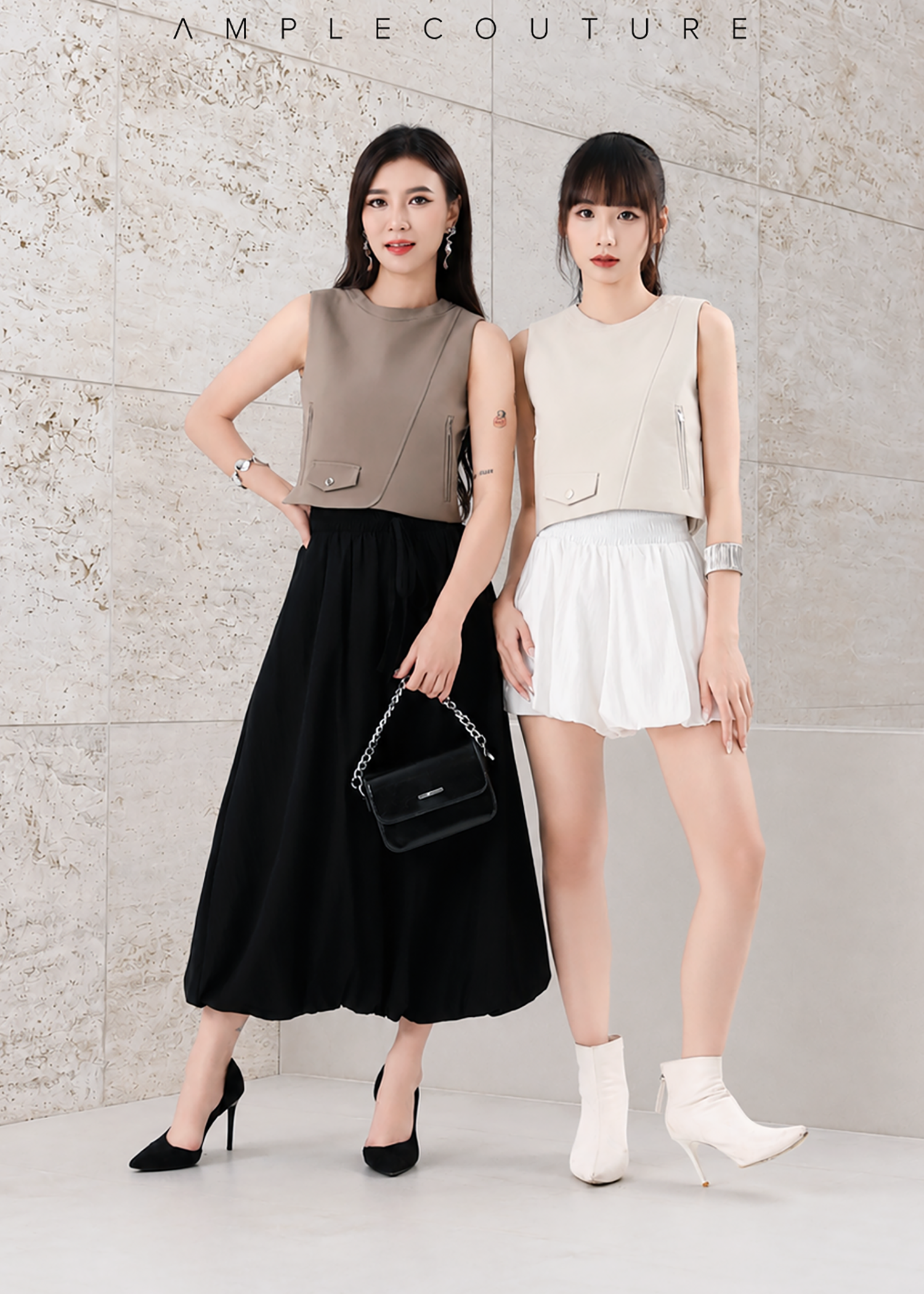Minimal Pocket Detail Top AC585