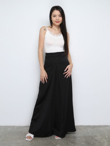 High Waist Back Zip Long Pant 30698