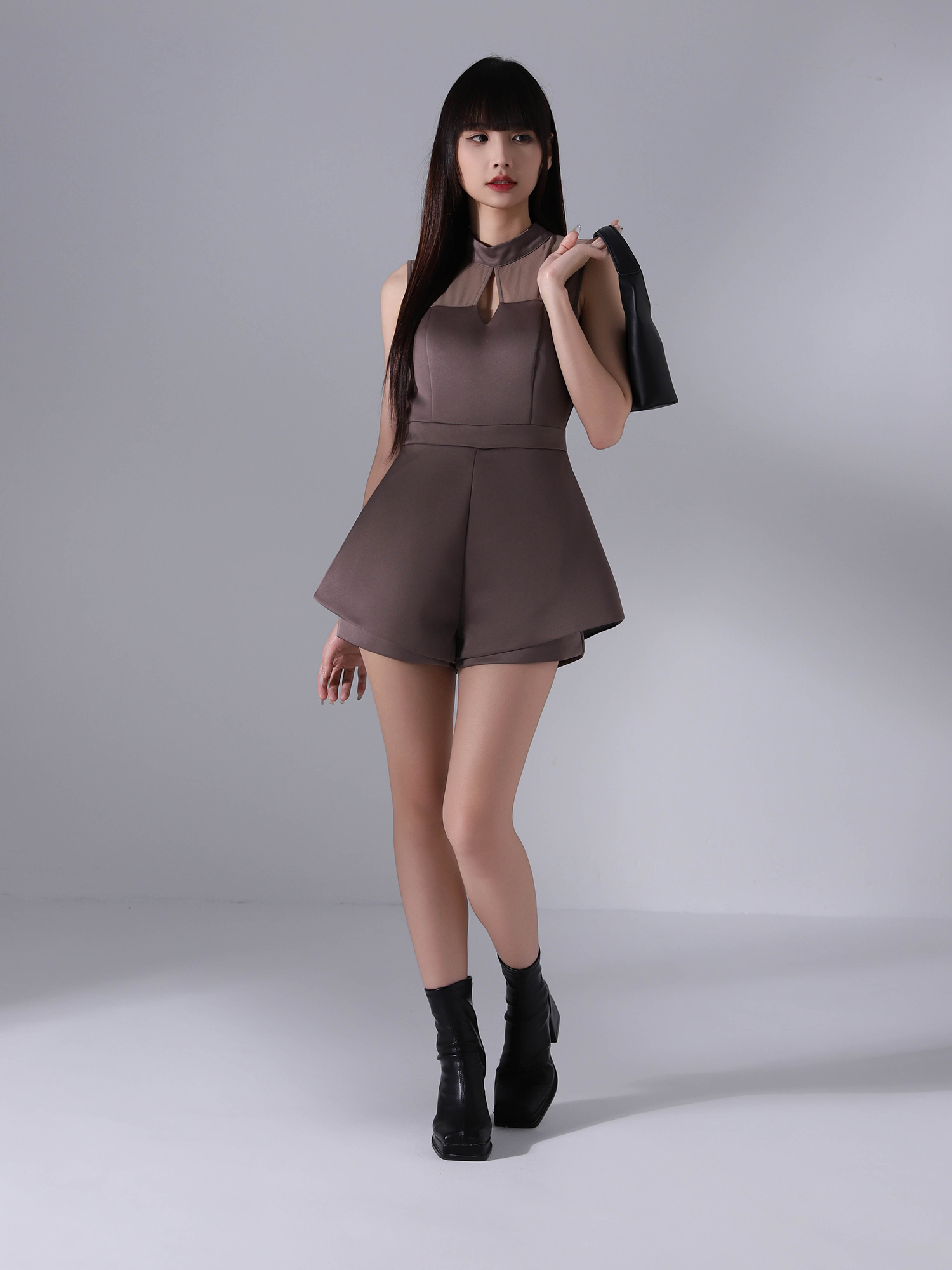 Elegant With Net Jumpsuit AC645