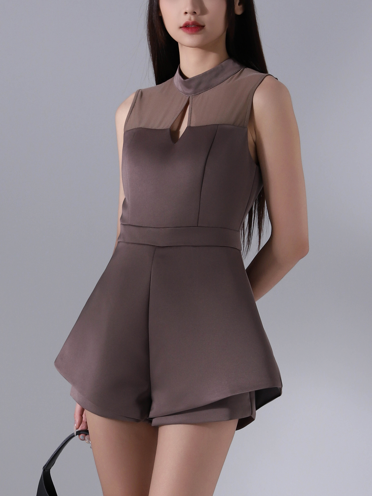 Elegant With Net Jumpsuit AC645