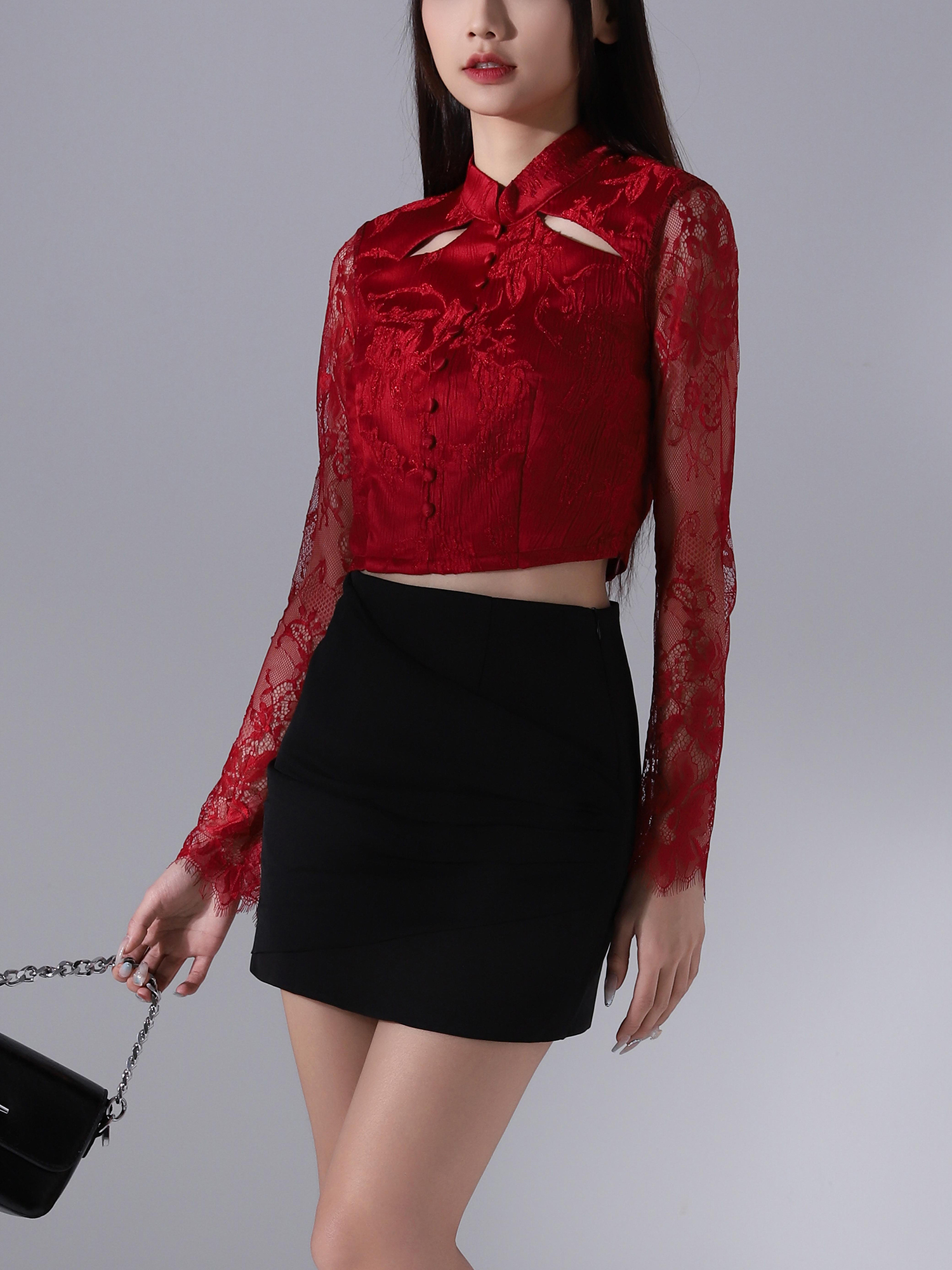 Chinese Wear Lace Top AC640
