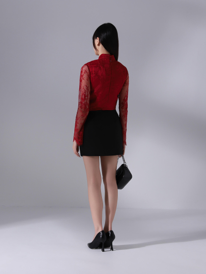 Chinese Wear Lace Top AC640