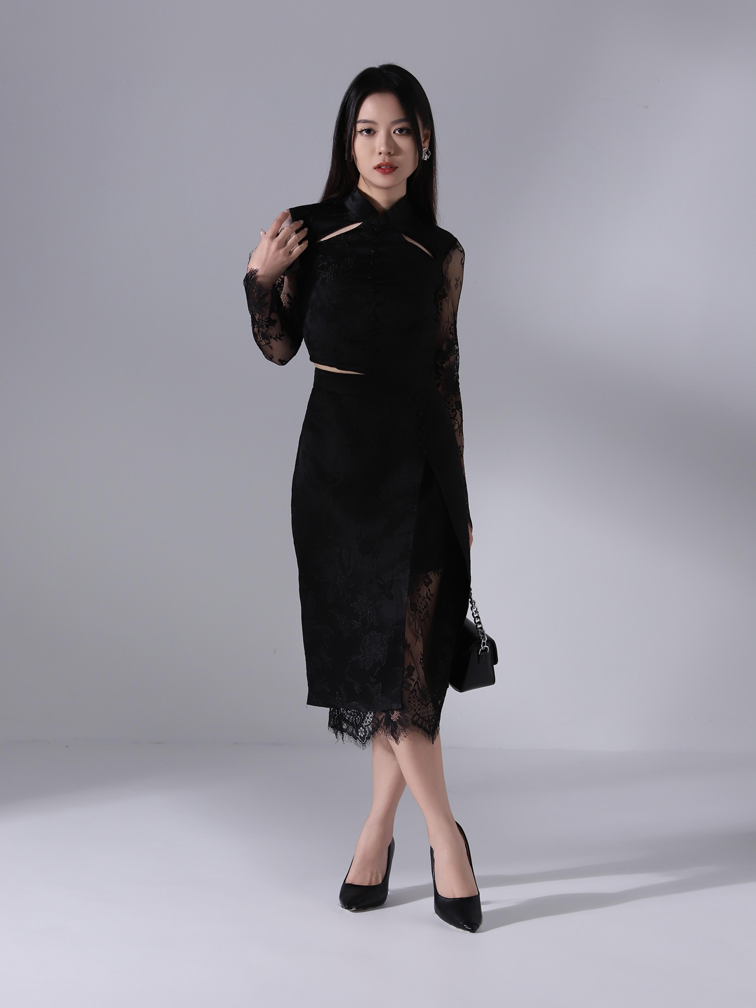 Chinese Wear Lace Top AC640