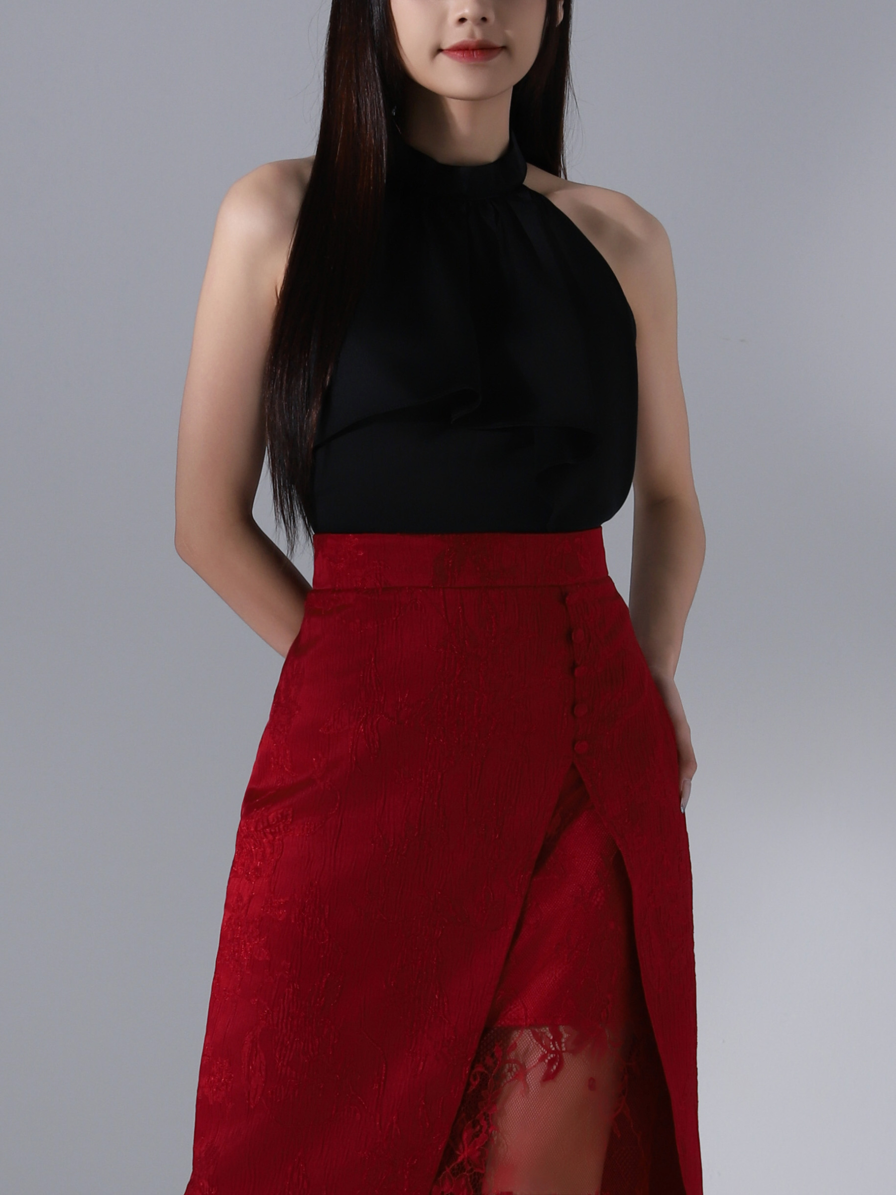 Chinese Wear Lace Skirt AC641