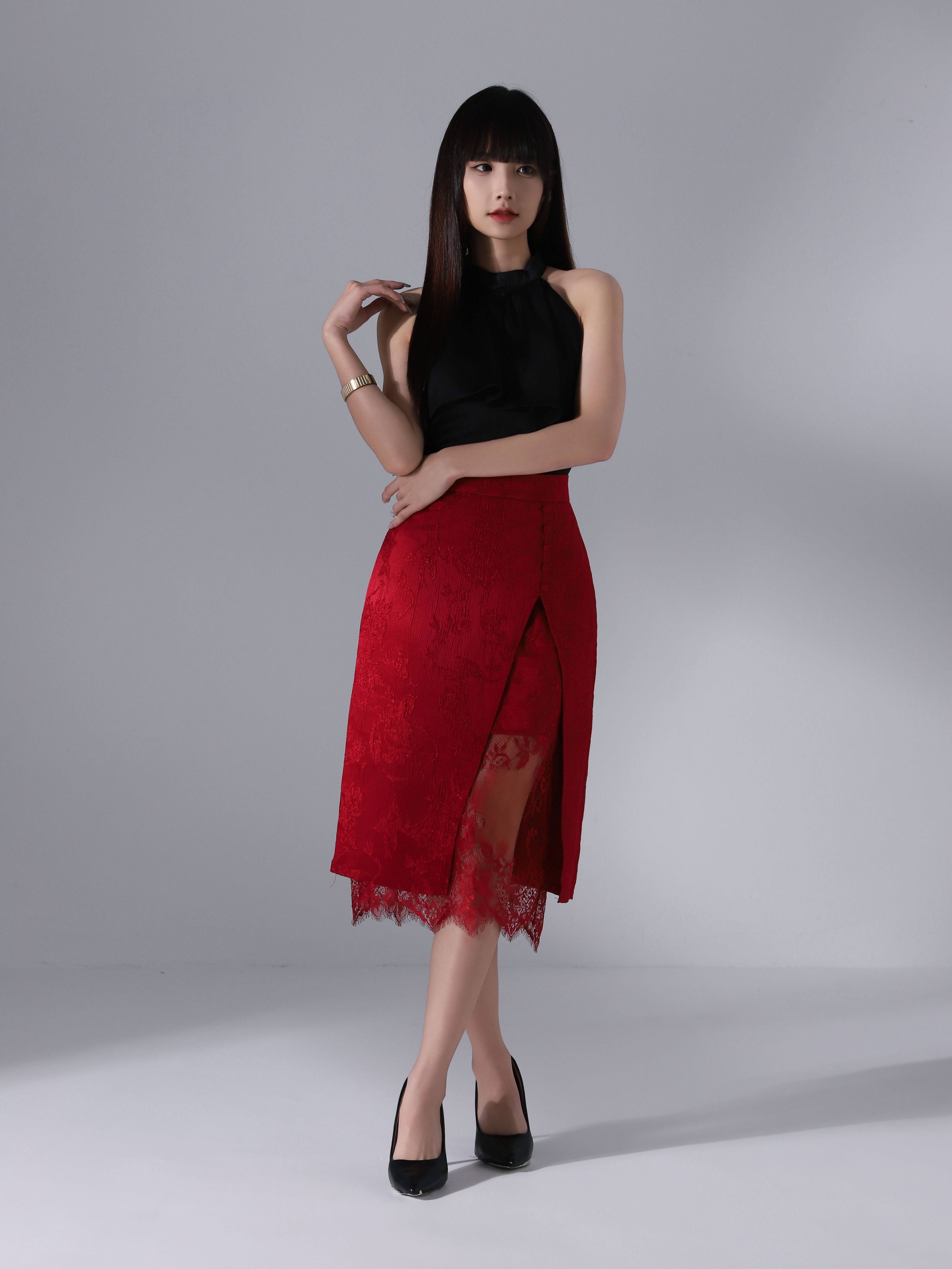 Chinese Wear Lace Skirt AC641