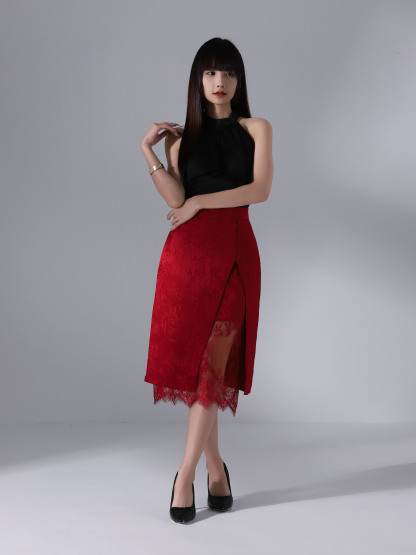 Chinese Wear Lace Skirt AC641