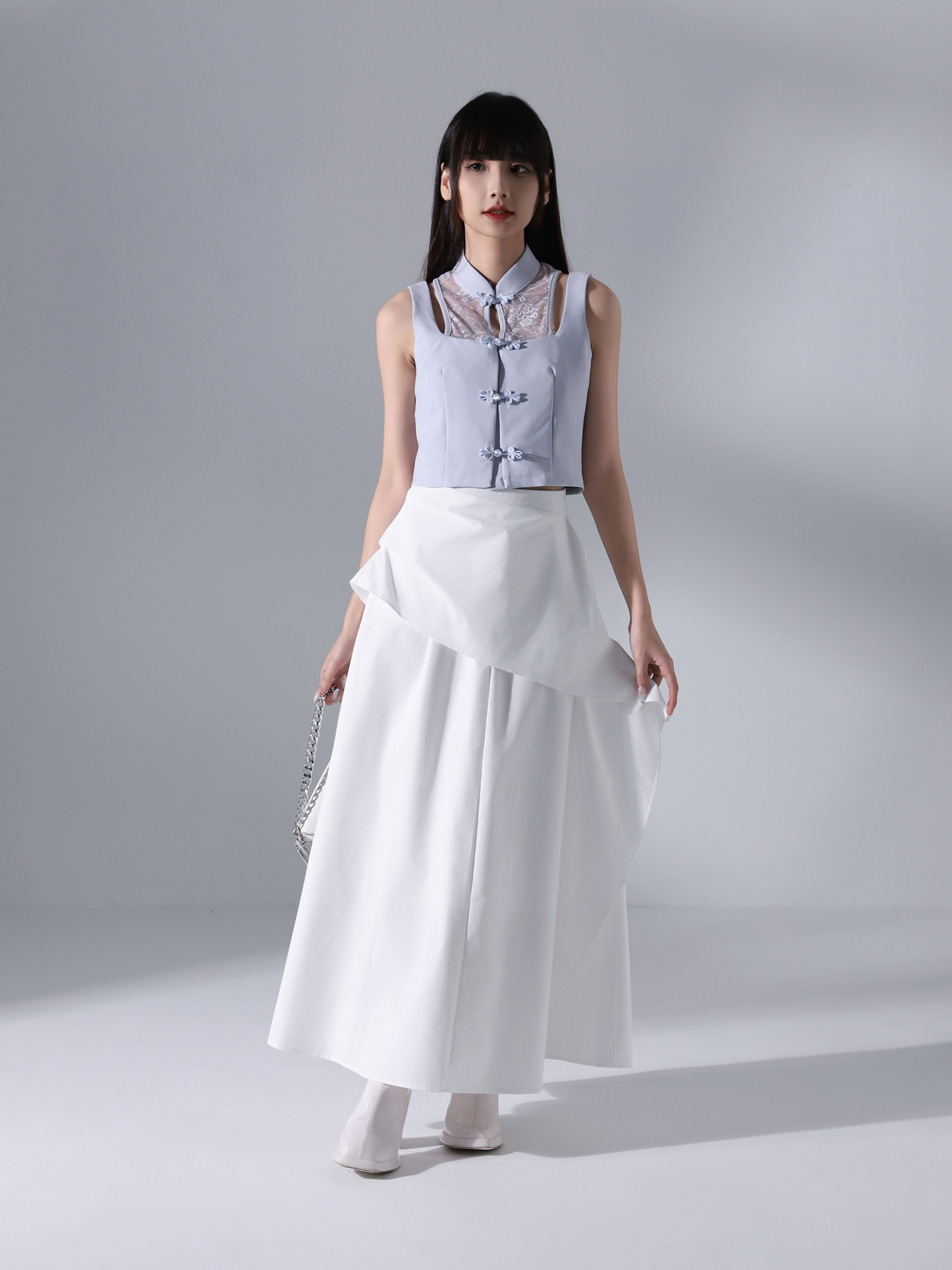 Fake Two Piece New Year Wear Top AC642