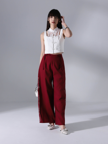 Fake Two Piece New Year Wear Top AC642