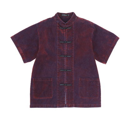 Denim Knot Button Shirt - Male Adult AC860