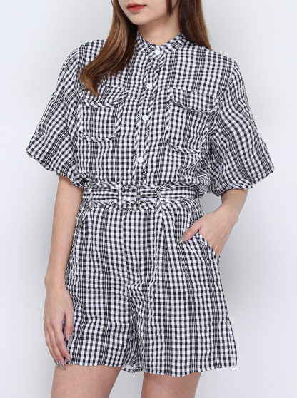 Checker With Front Button Set 15423