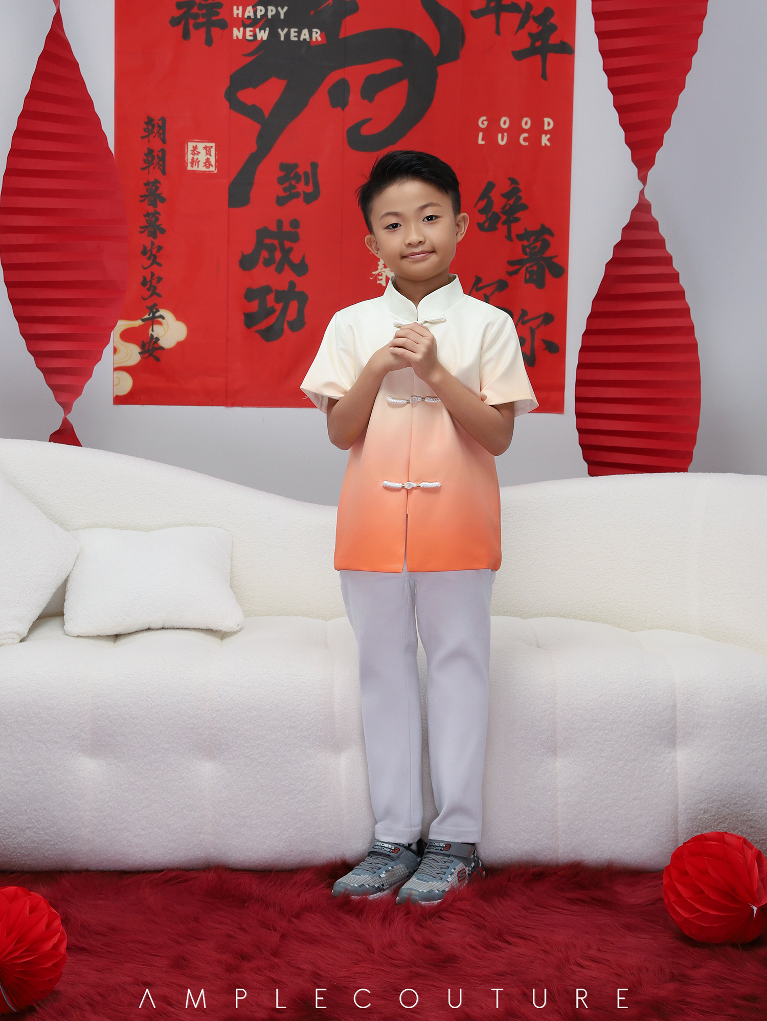 Gradient Colour Tang Suit - Kids AC336