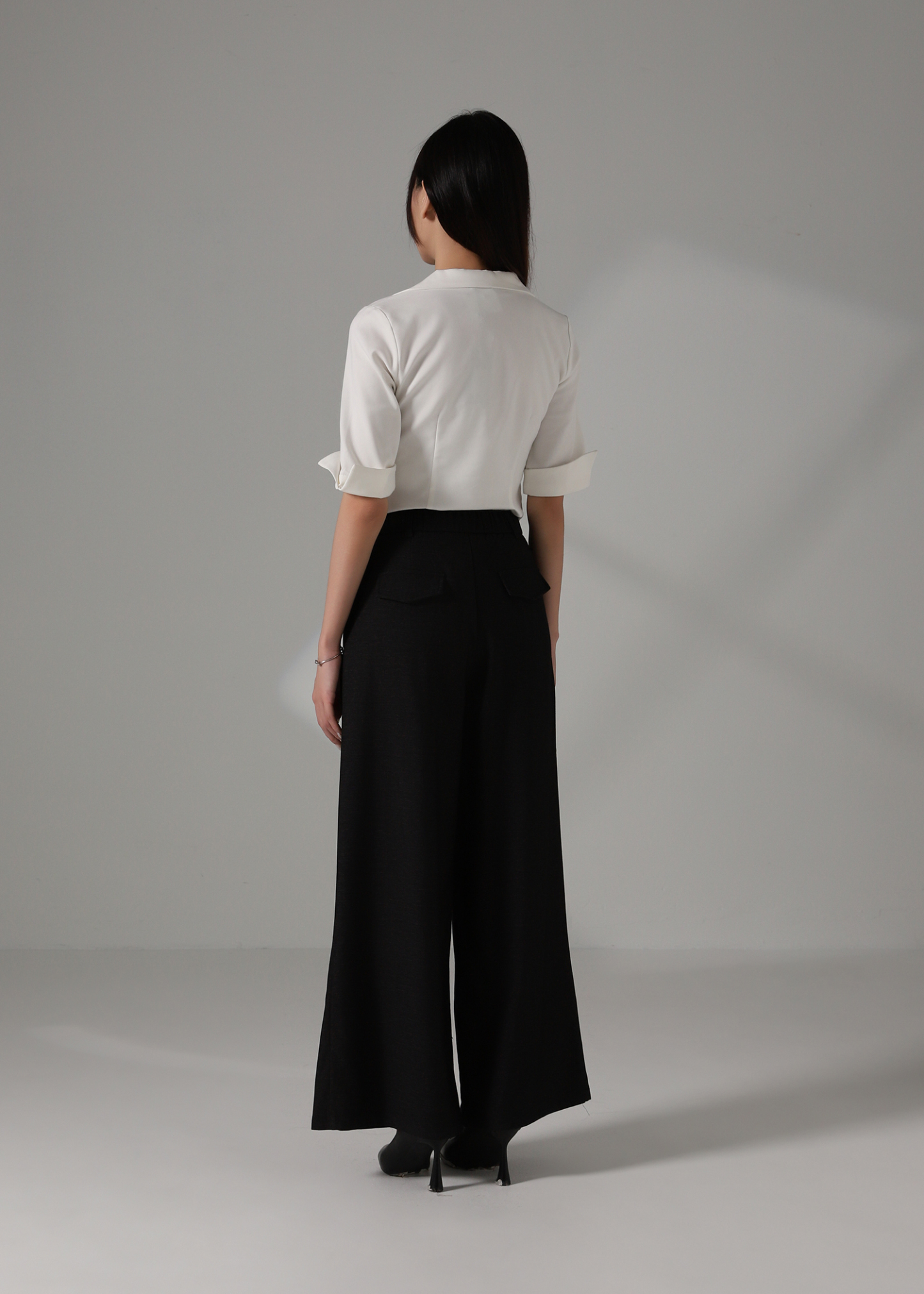 High Waist Wide Leg Long Pants DJ111