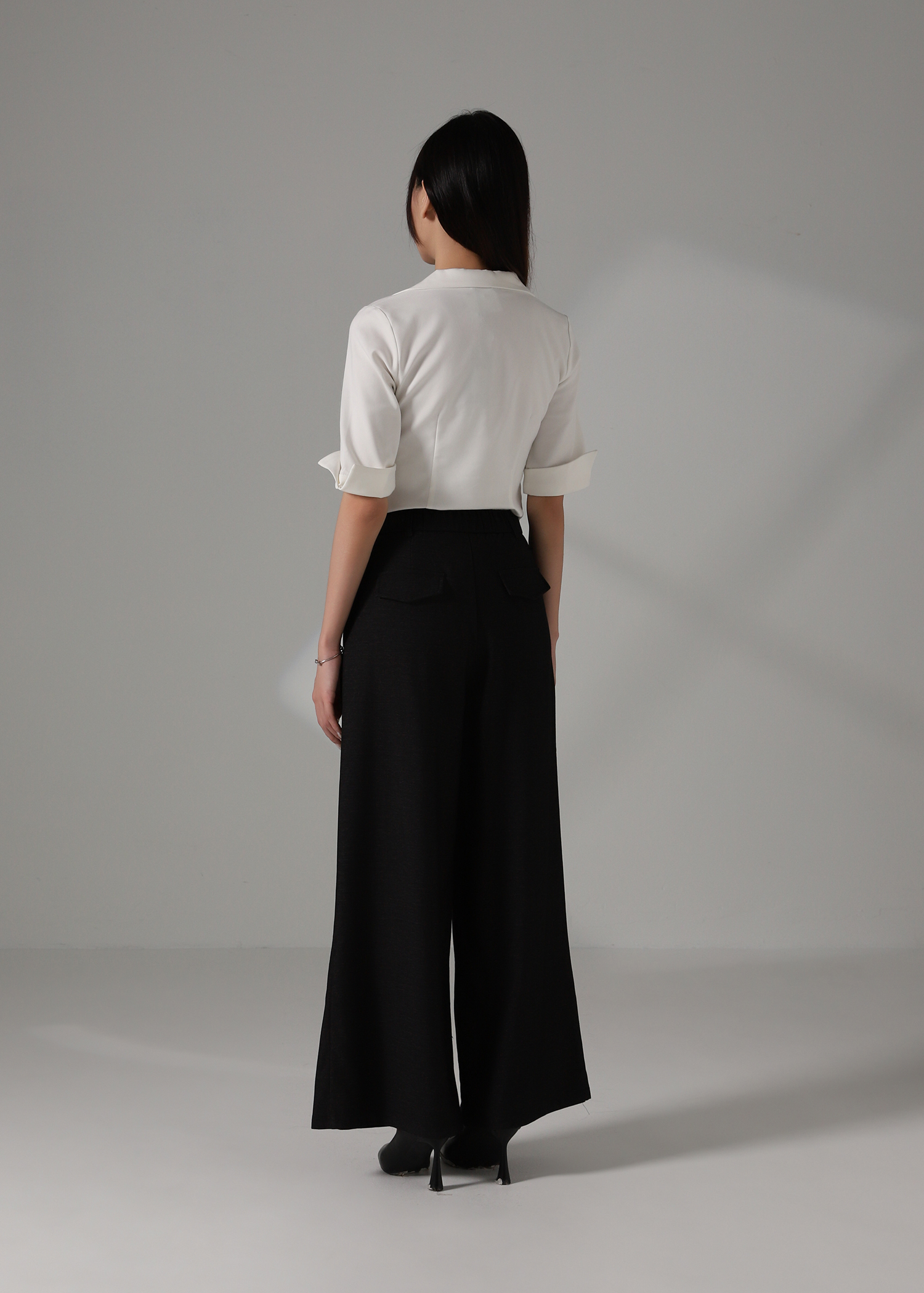 High Waist Wide Leg Long Pants DJ111