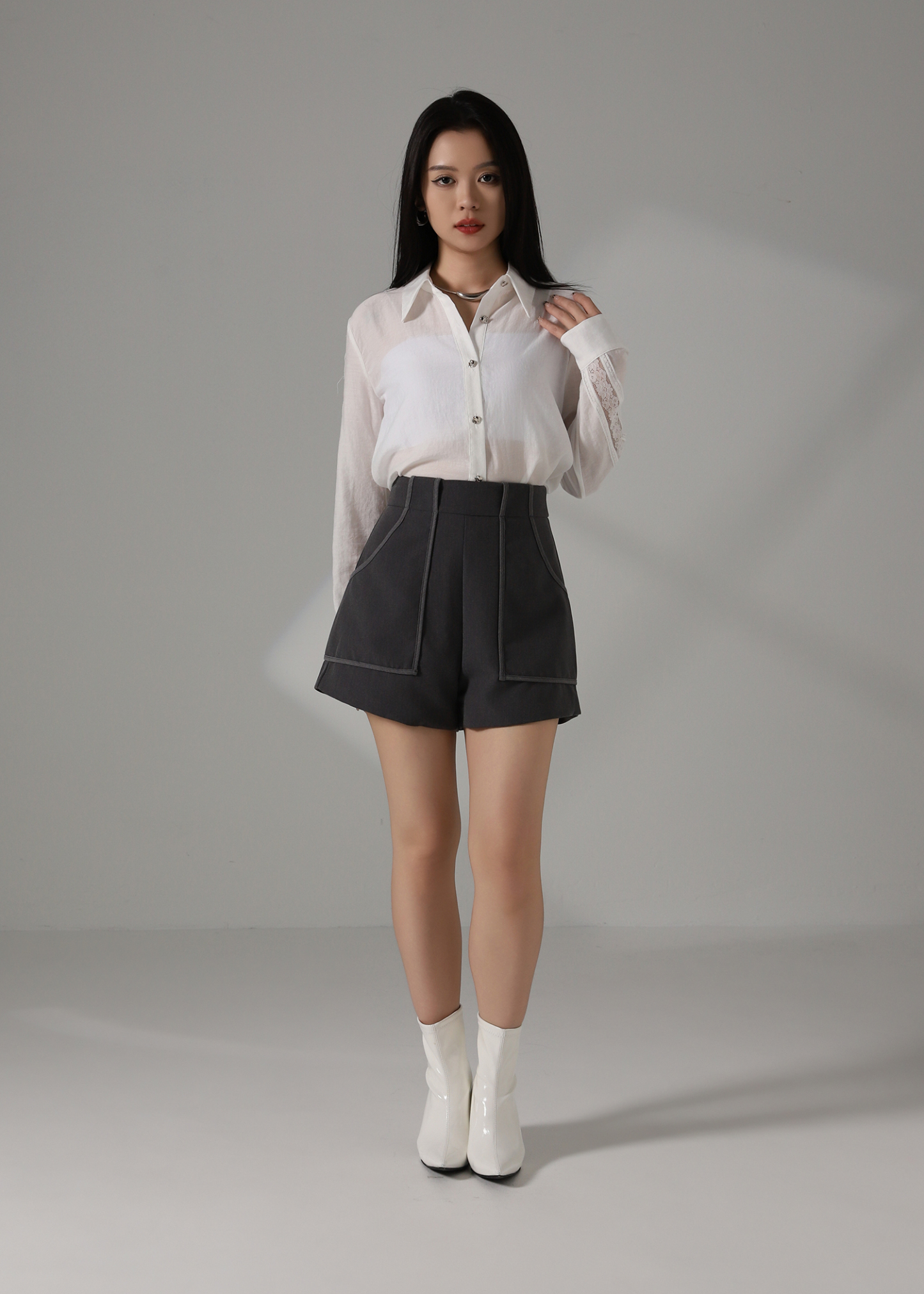 Blouse With Lace AC221