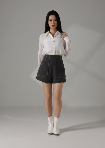 Blouse With Lace AC221