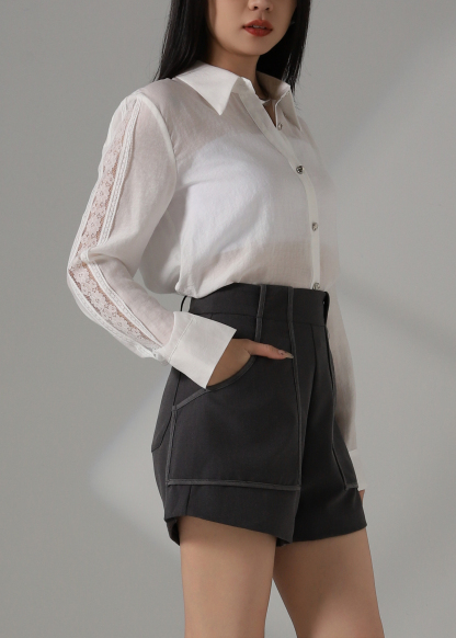 Blouse With Lace AC221