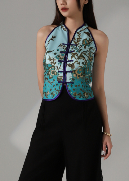 Halter Vintage Style Top AC866