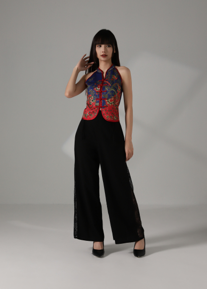 Halter Vintage Style Top AC866