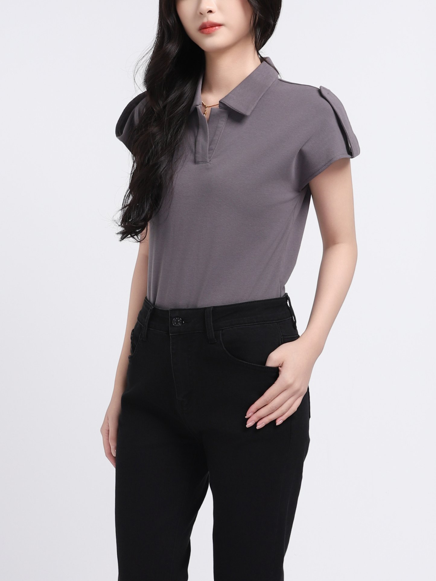 Basic Plain Long Pants 17474