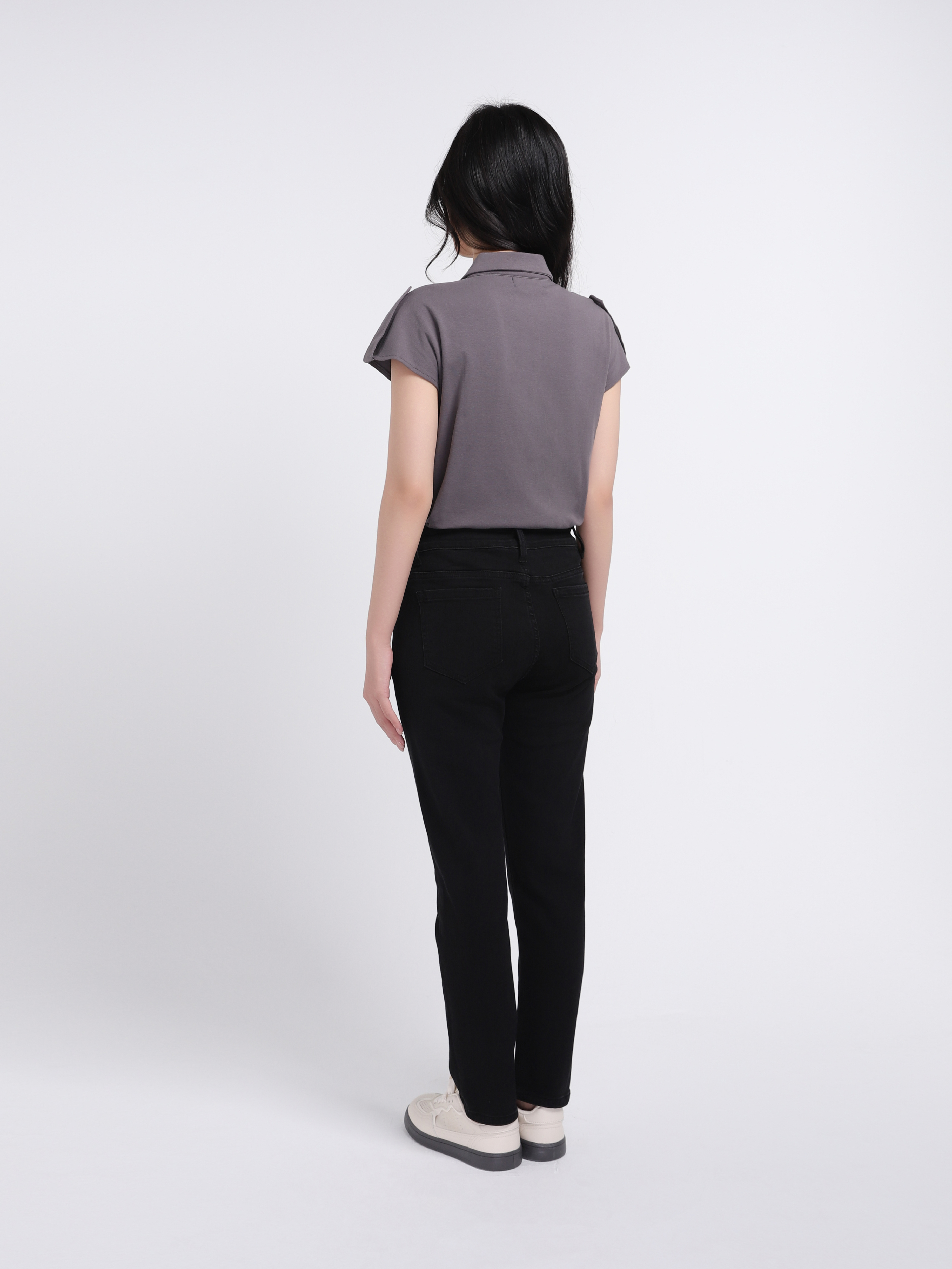 Basic Plain Long Pants 17474
