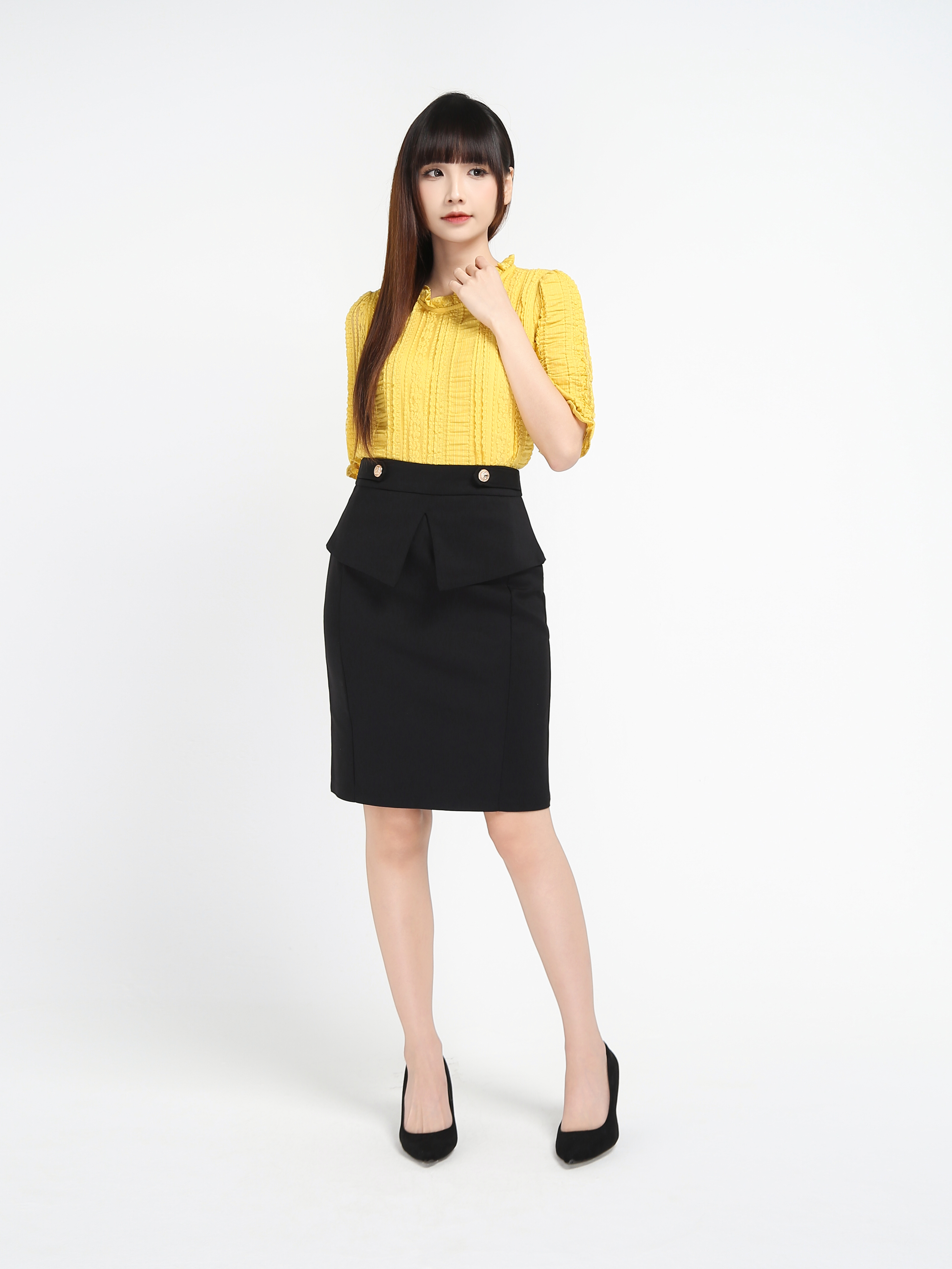 Stripe Lace Top 17598