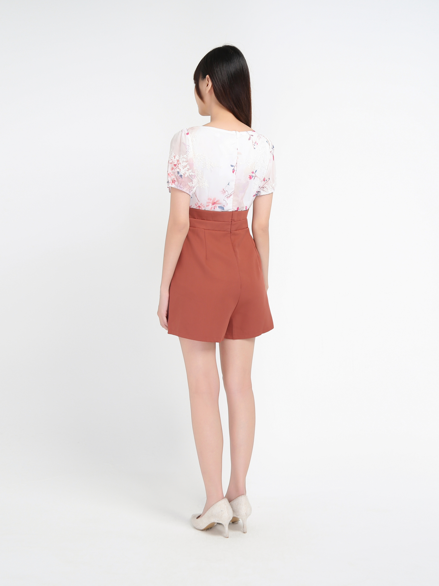 Flower Two Tone Jumpsuit 17623