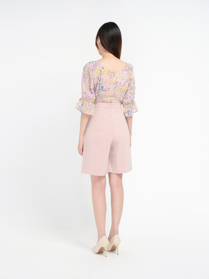 Puff Sleeve Floral Sets 18847