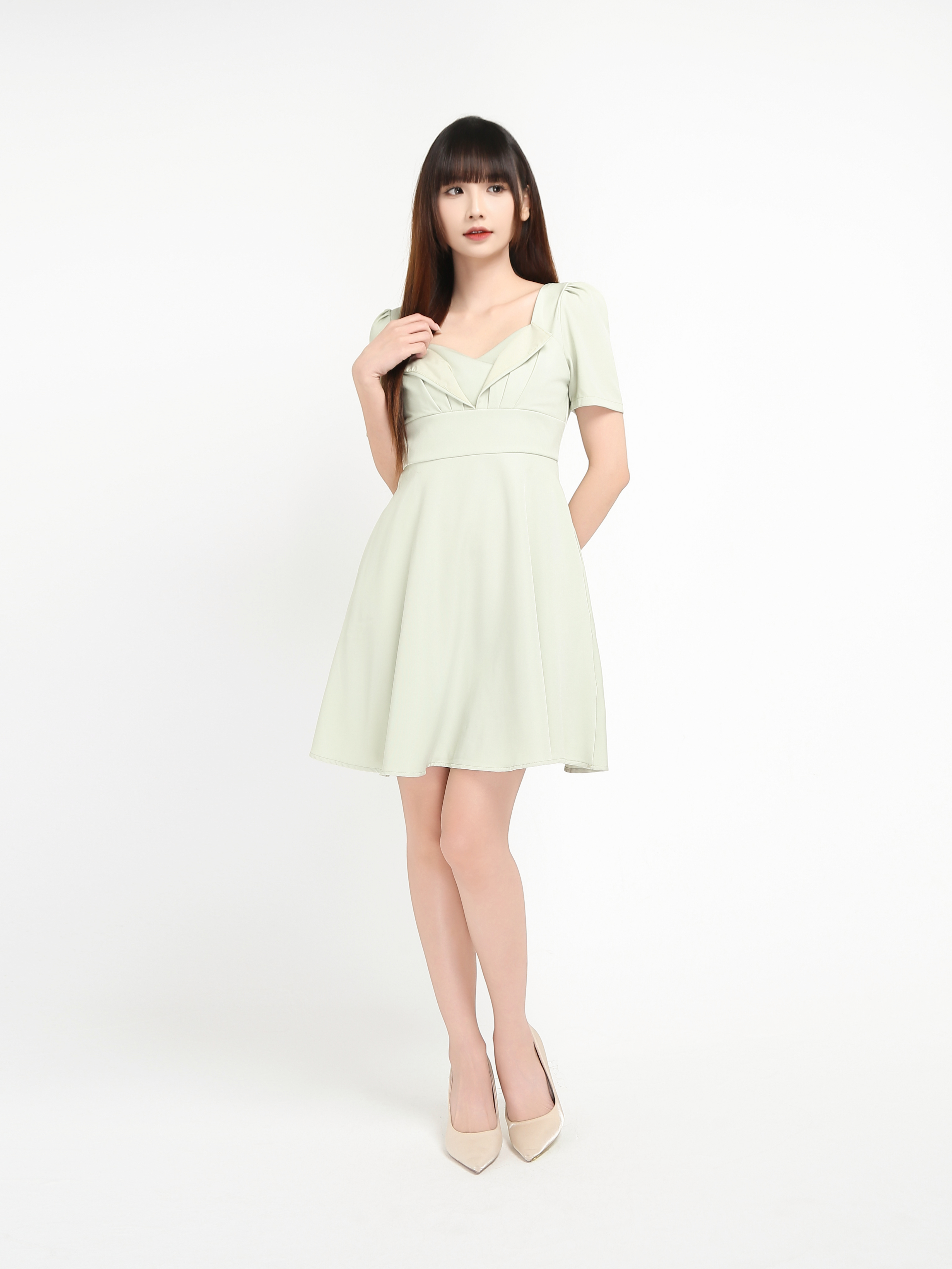 Fake Two Pieces Dress 19121