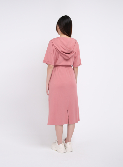 Waist Stretchable Front Zip Dress 19310