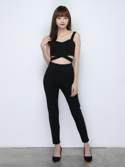 Cross Line Waist With Strap Set 19351