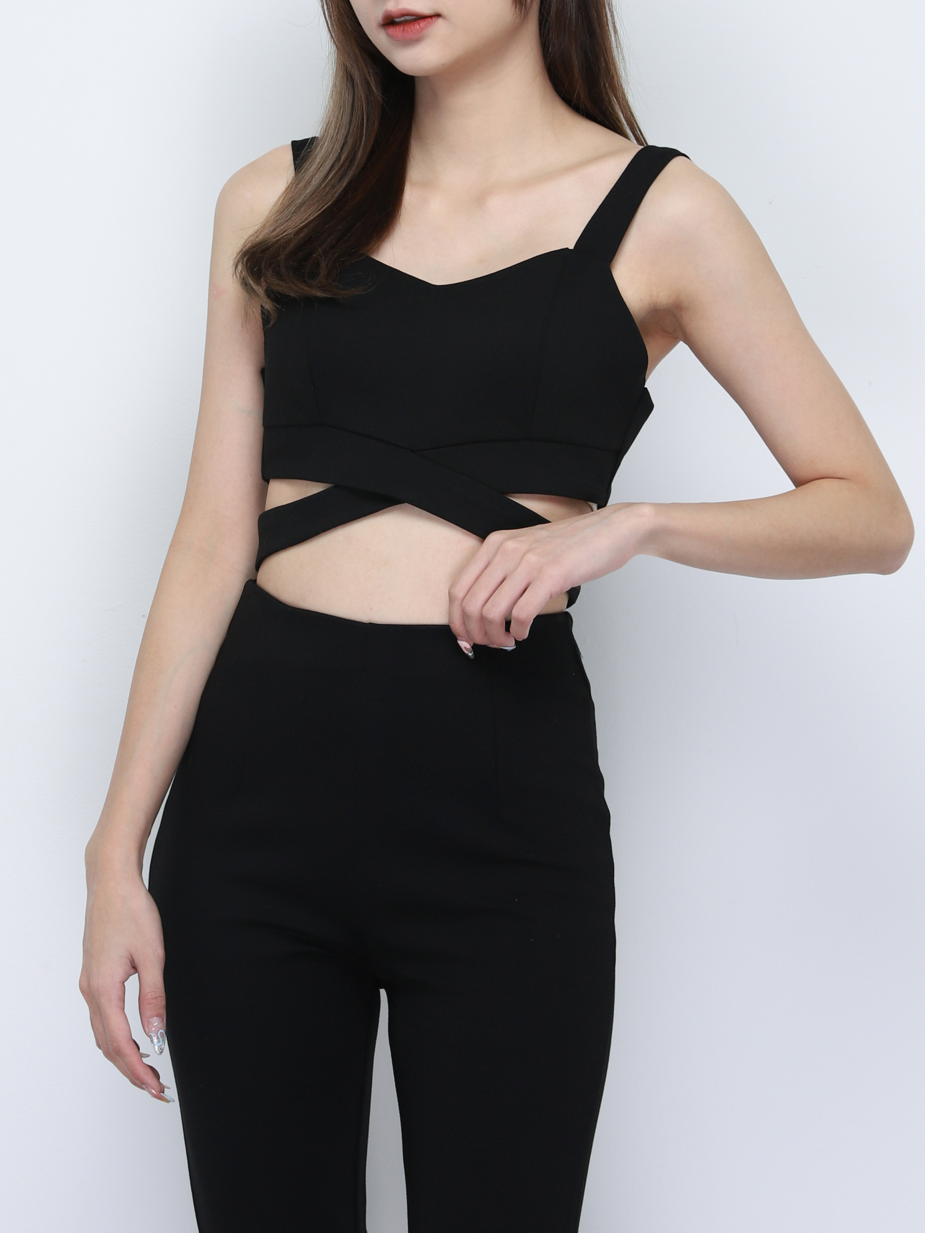 Cross Line Waist With Strap Set 19351