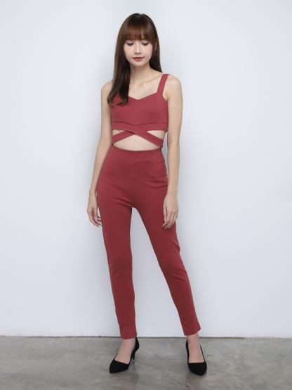 Cross Line Waist With Strap Set 19351