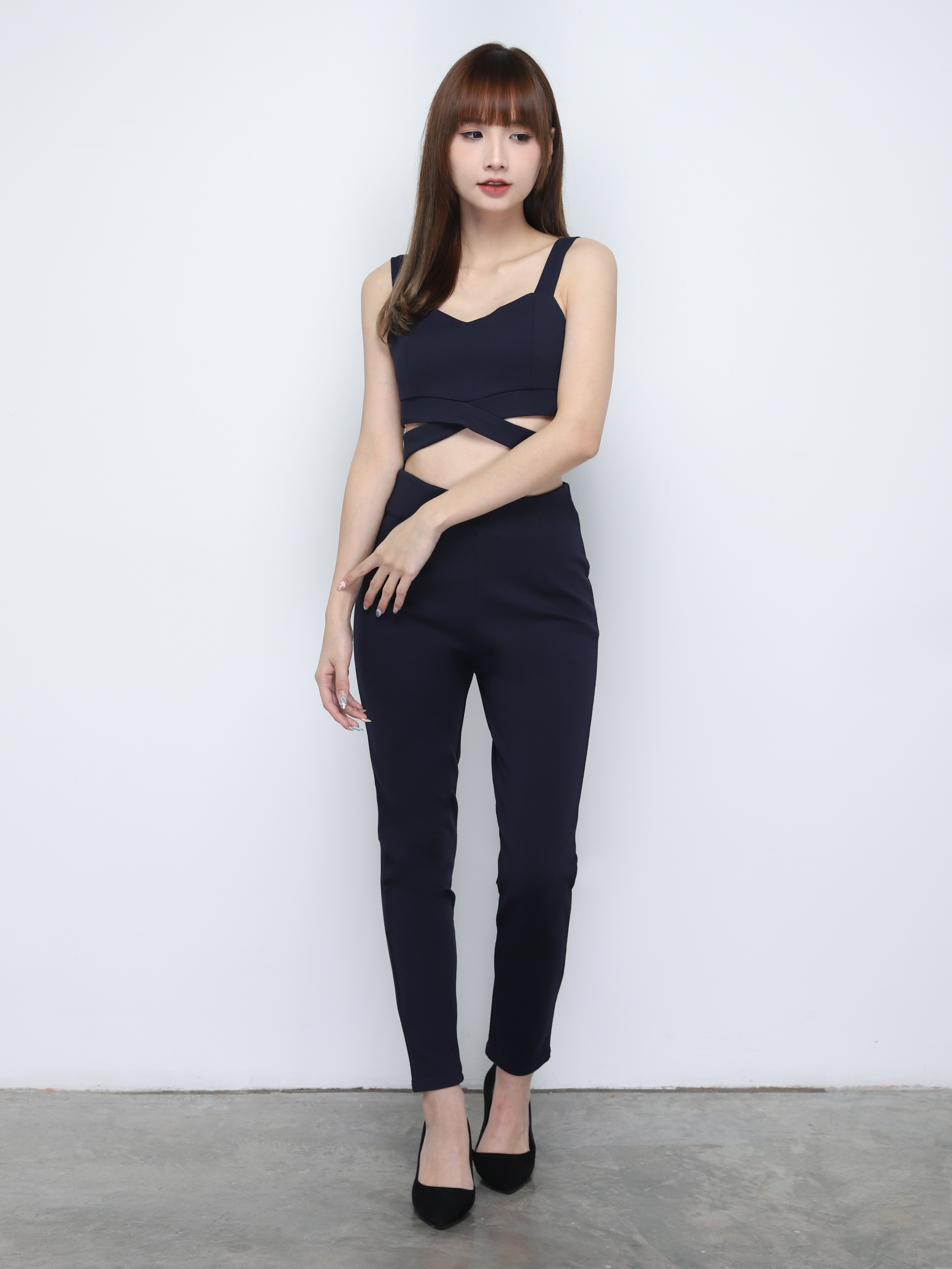 Cross Line Waist With Strap Set 19351