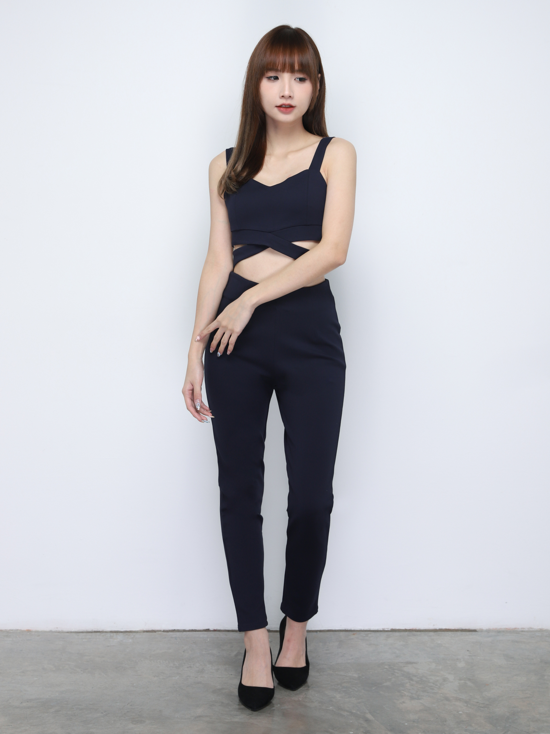 Cross Line Waist With Strap Set 19351