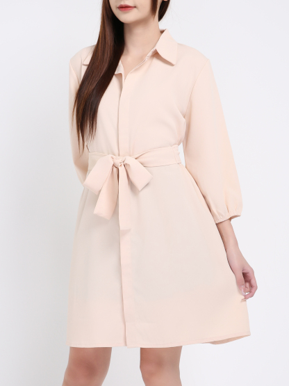 Korean Style Blouse Dress 19368