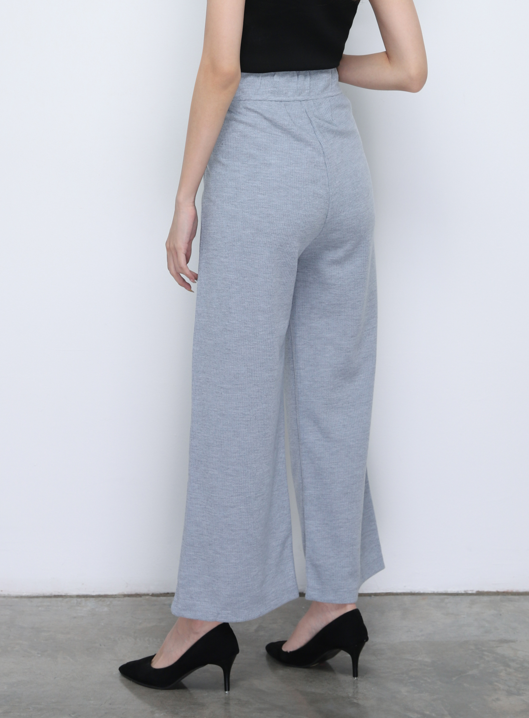 High Waist Wide Leg Long Pants 19512