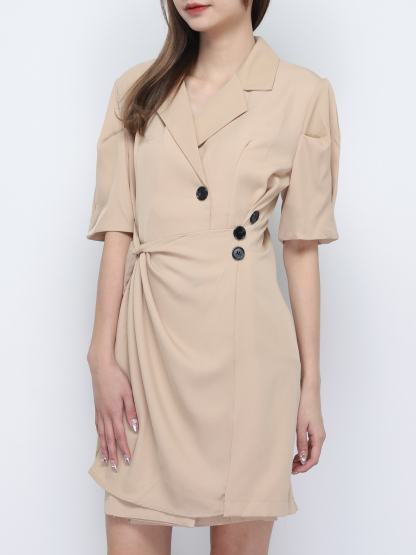 Formal Collar Dress 19602