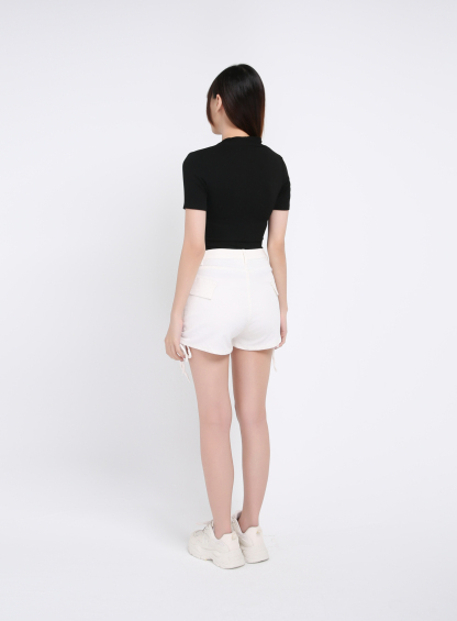 V Neck Plain Top 19769