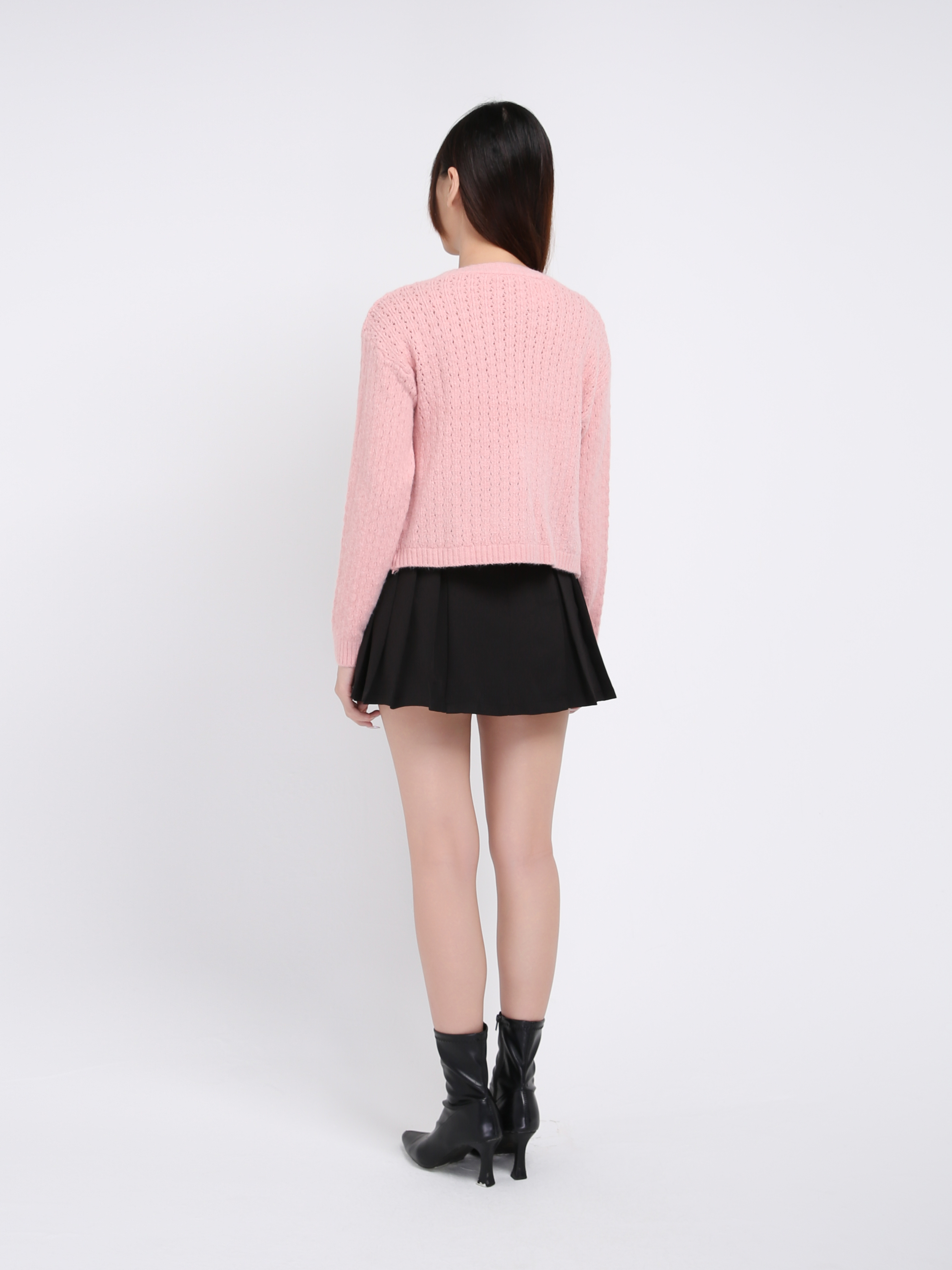 Knitted Eyelet Set 19859