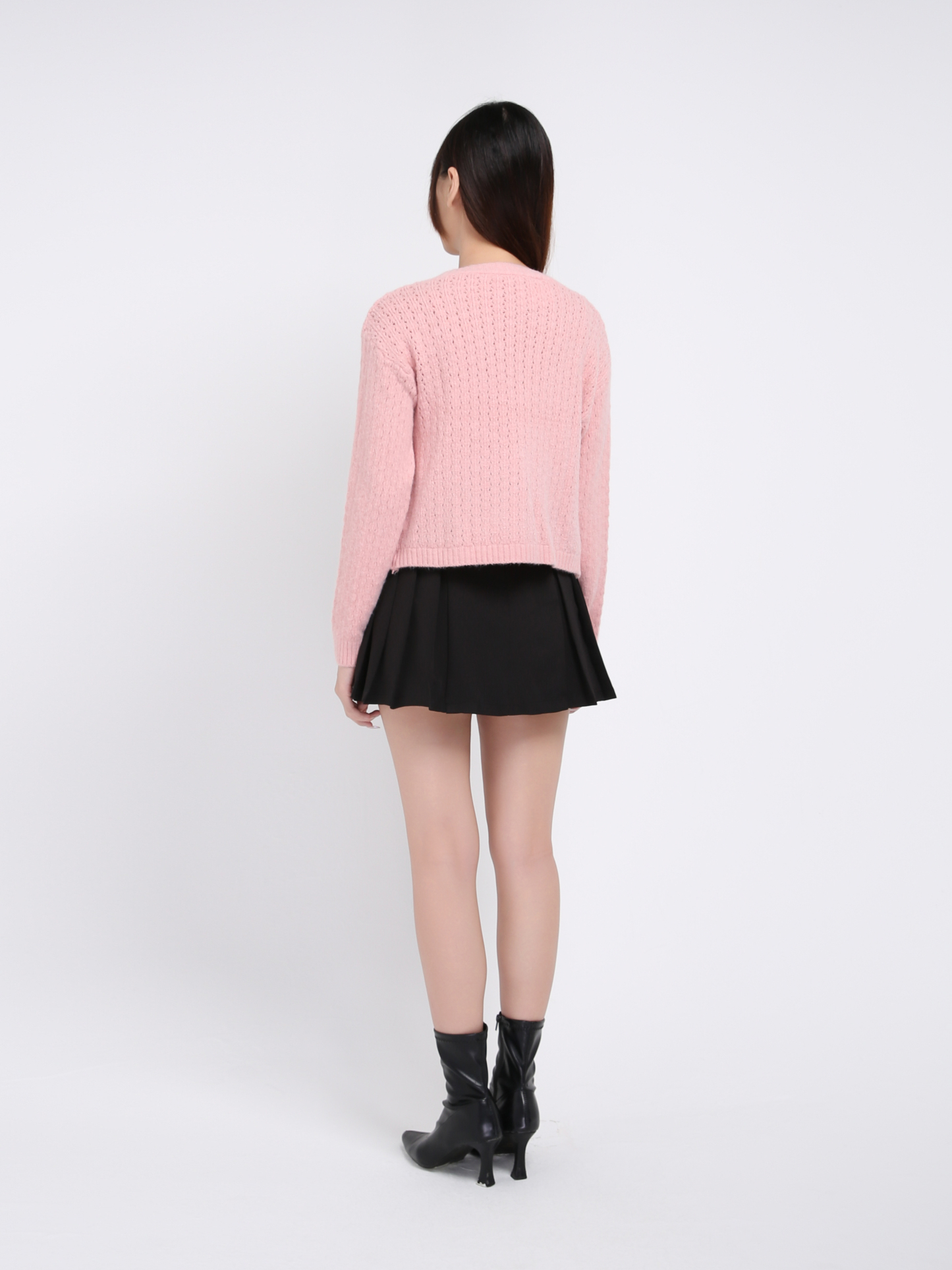 Knitted Eyelet Set 19859