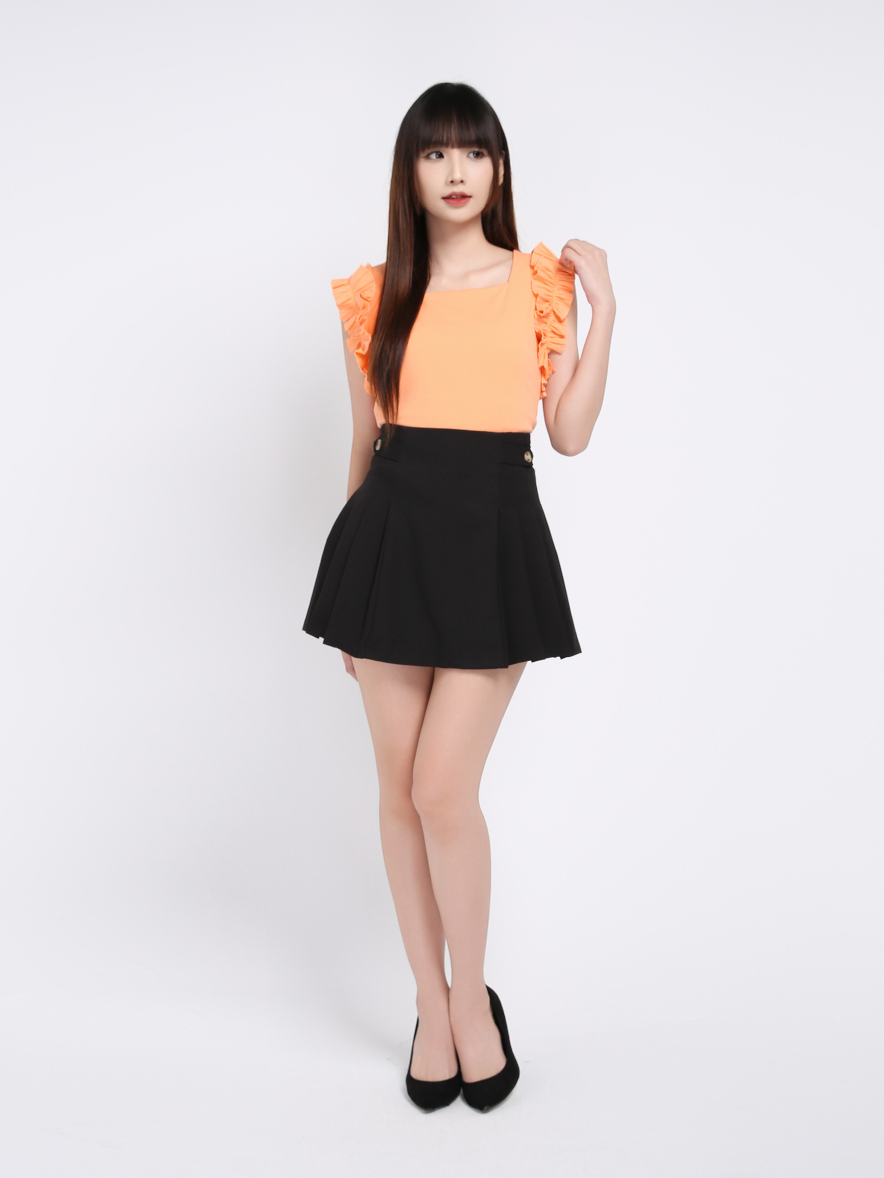 Sleeveless Ruffles Top 19886