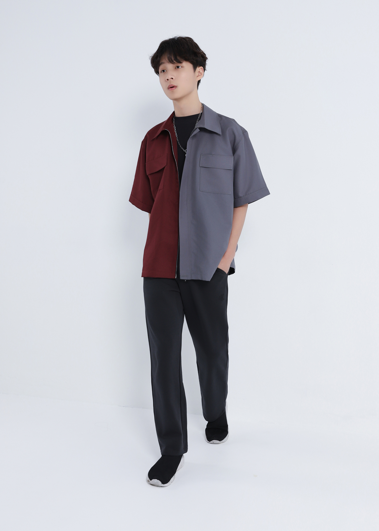 [I DEFINE ME] Two Way With Zip Blouse ACX20