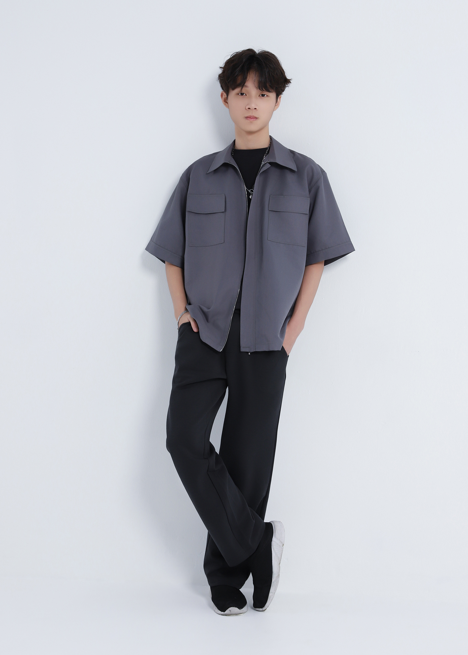 [I DEFINE ME] Two Way With Zip Blouse ACX20