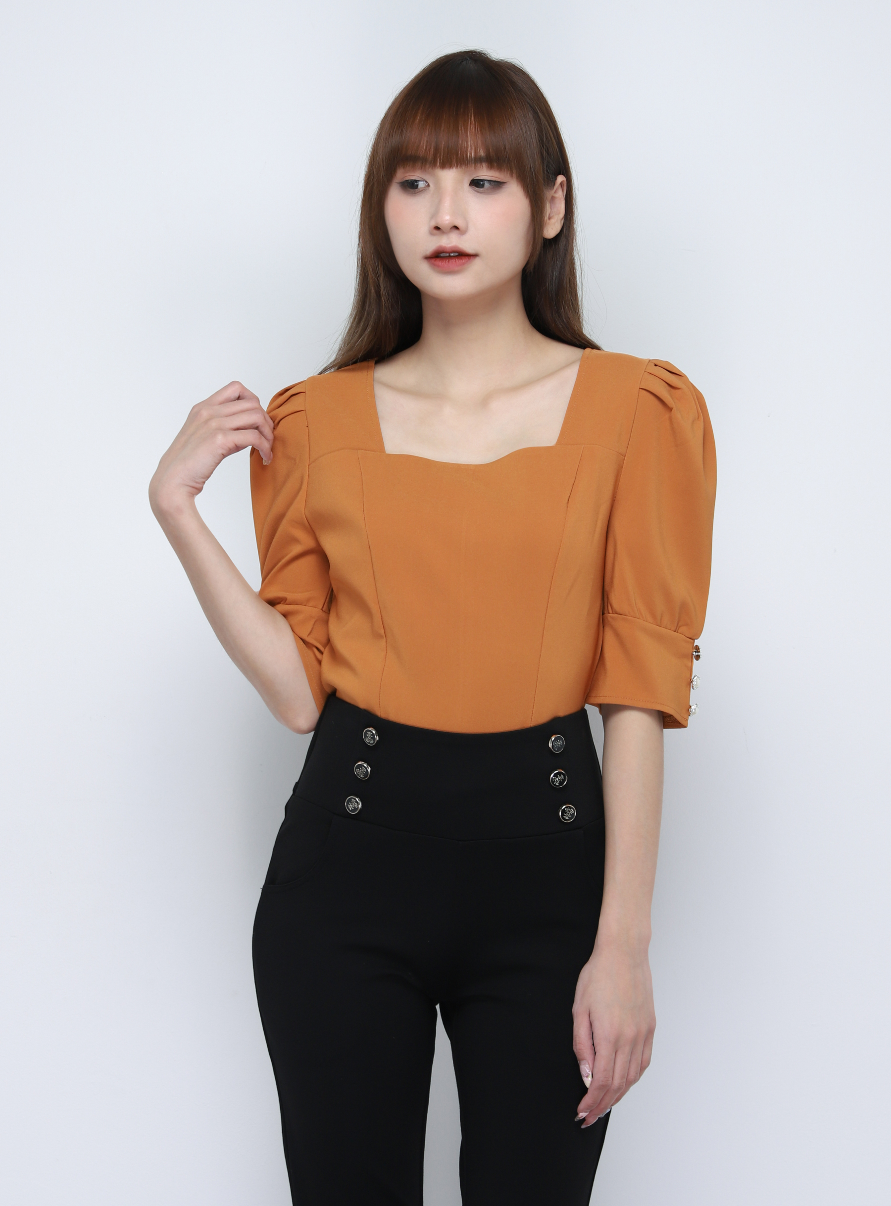 Square Neck Formal Top 20058