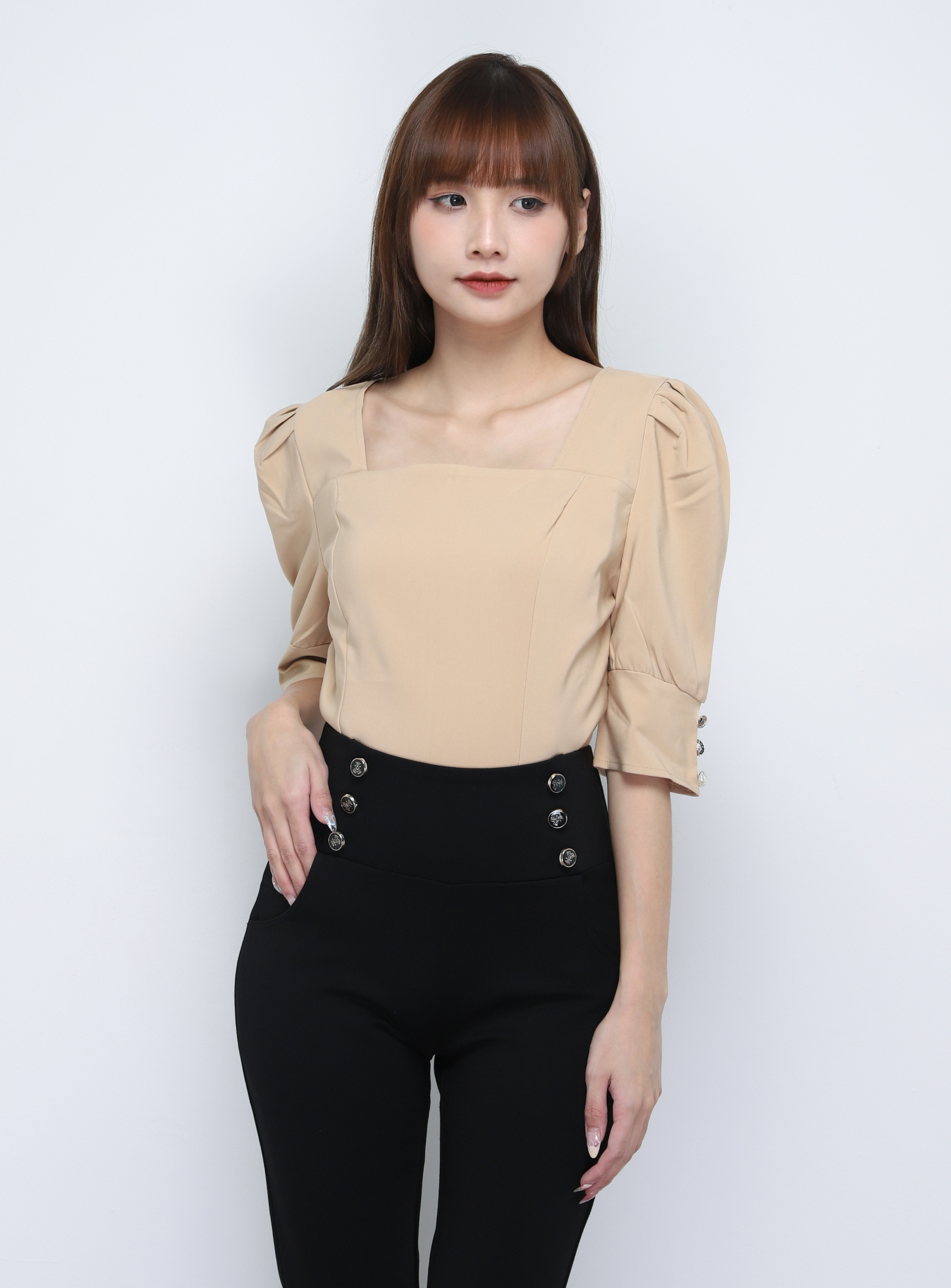 Square Neck Formal Top 20058