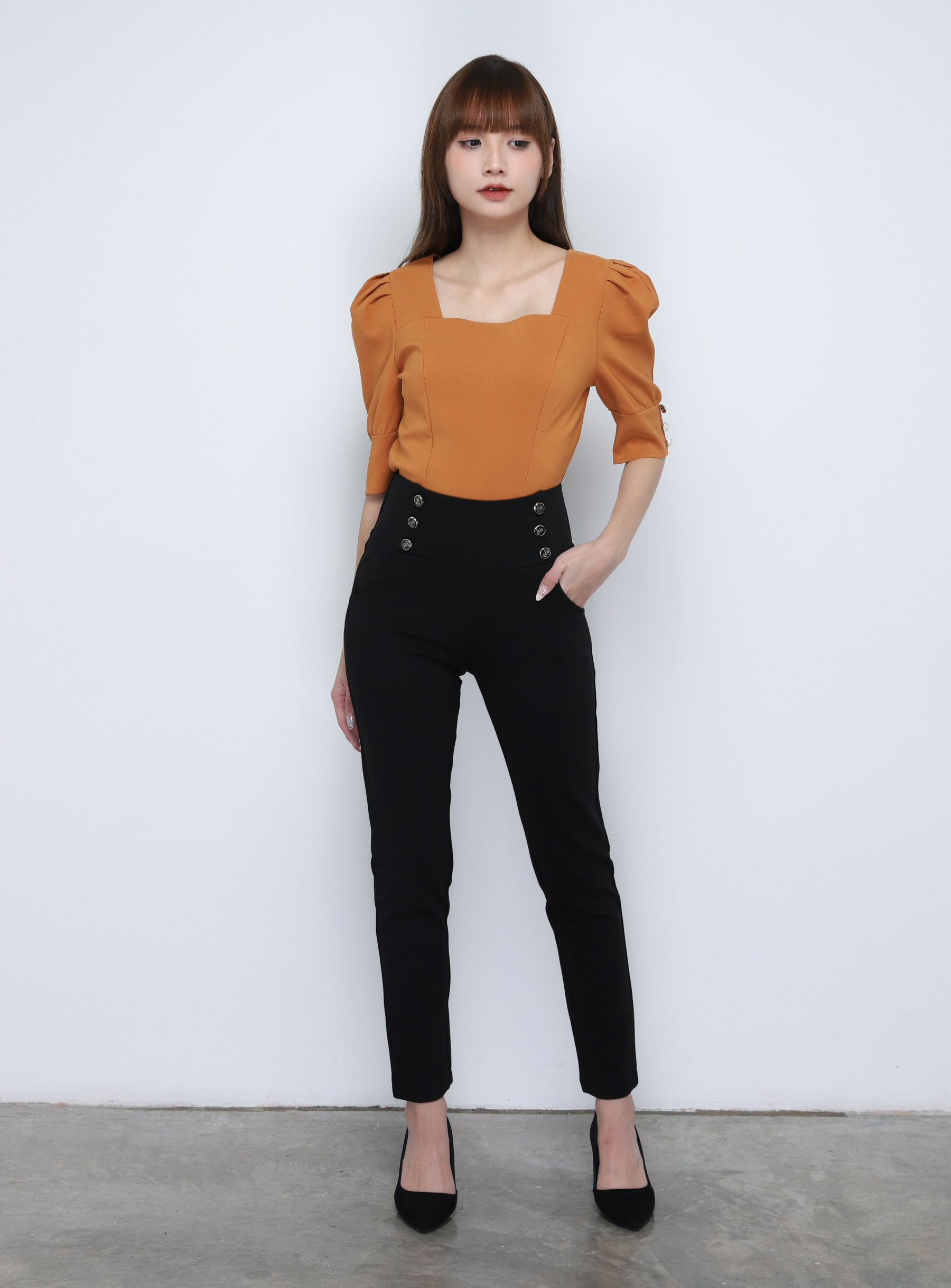 Square Neck Formal Top 20058