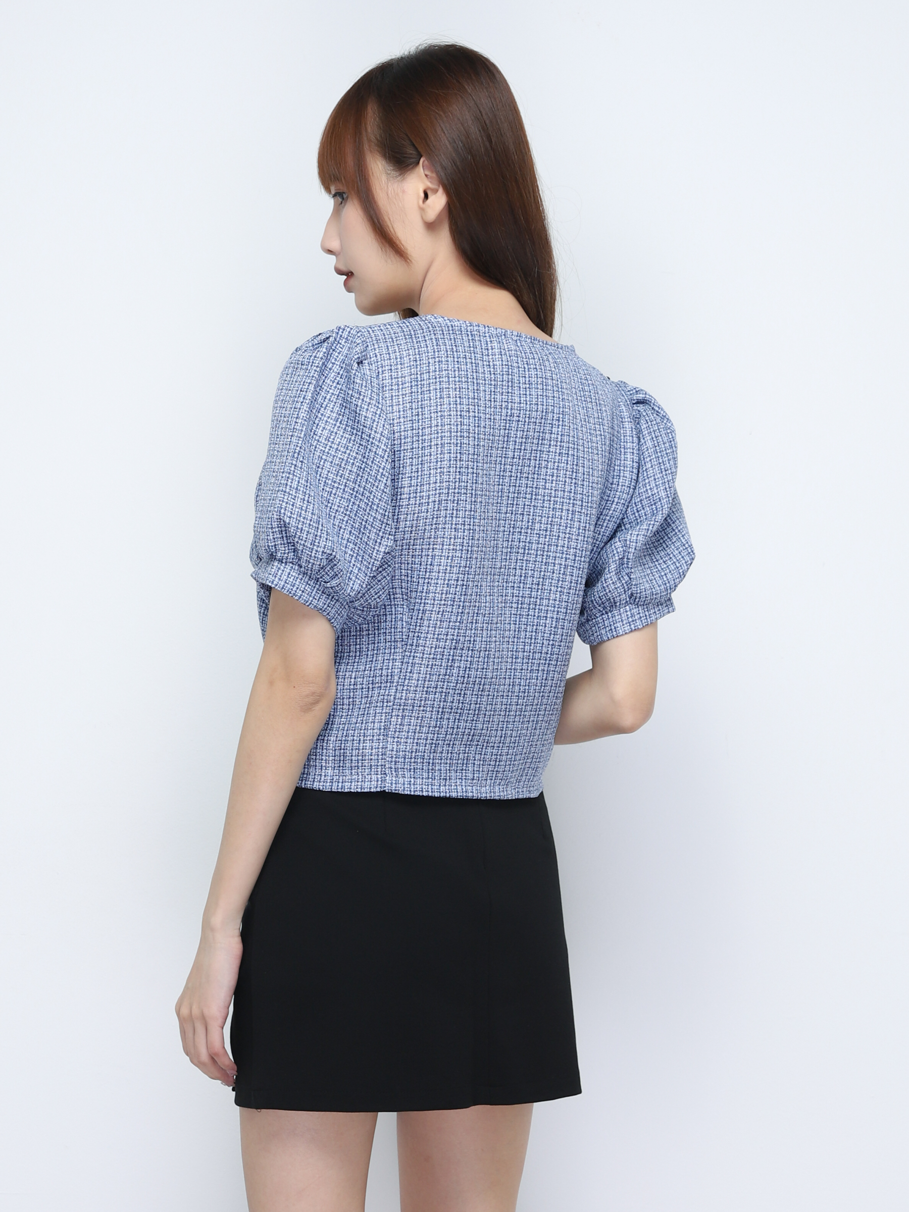 Peter Pan Collar With Chanel Style Top 20124