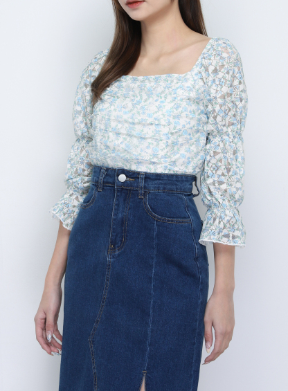 Off Shoulder Floral Top 20147