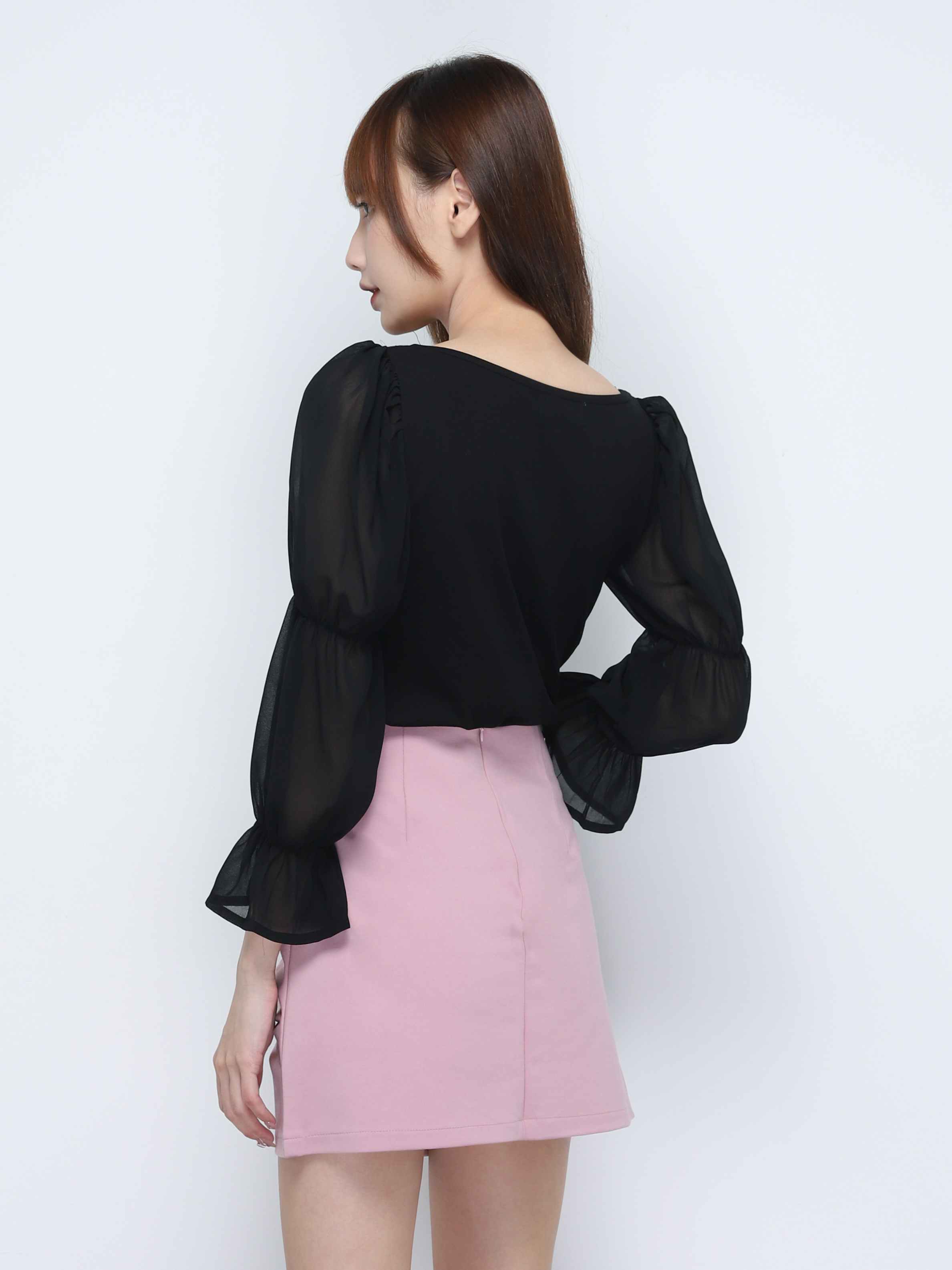 Side Pleated Skirt Pants 20120